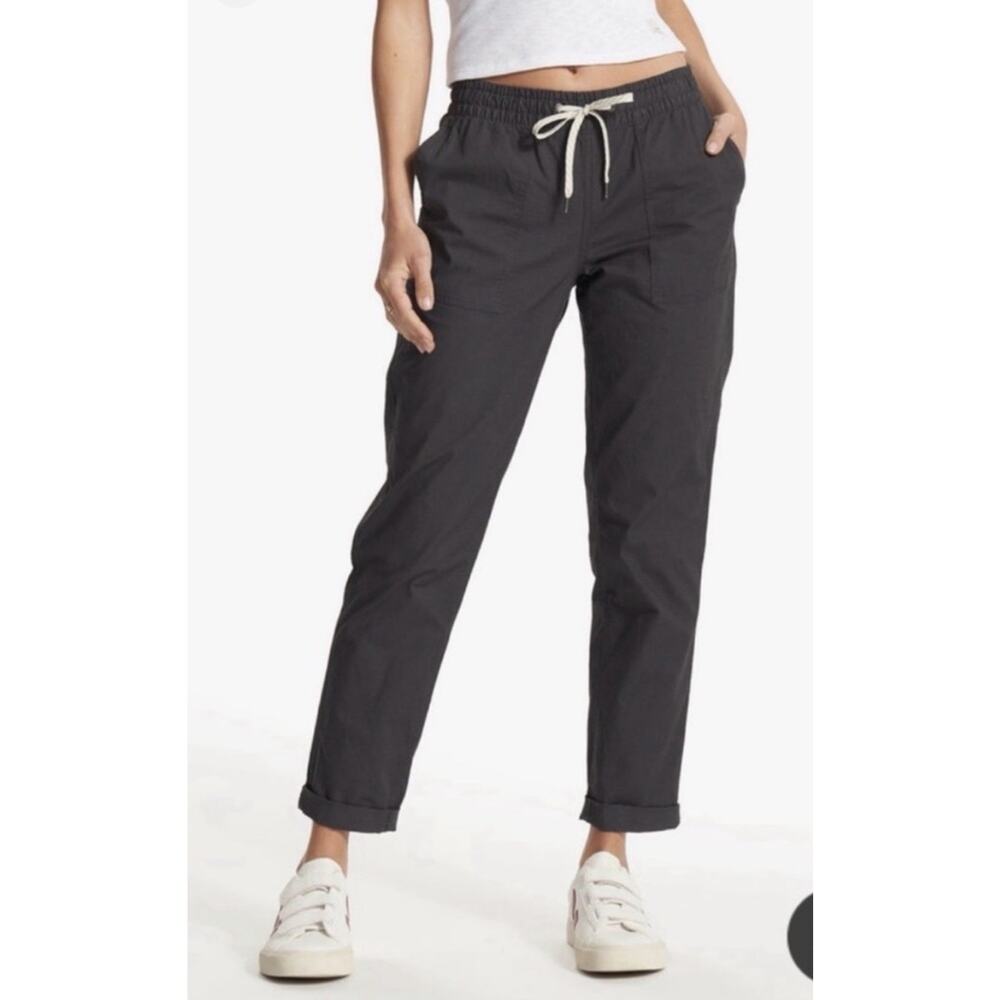 Vuori Vintage Ripstop Pant •Women S• Grey Pull On Outdoor Everyday VW450